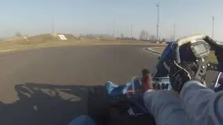 On board Ottobiano kart    GP Racing/modena engines (MG red)