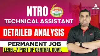 NTRO RECRUITMENT 2022 | TECHNICAL ASSISTANT RECRUITMENT DETAILED ANALYSIS