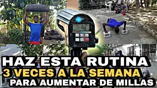RUTINA DE TRES VECES A LA  SEMANA PARA AUMENTAR DE MILLAS ⚾️✅