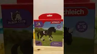 Schleich Tournament Friesian Stallion Unboxing #horse #schleich #equestrian #friesian