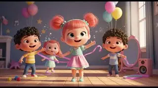 Dolly Doll Spins Around | Fun Kids Song & Dance | Nursery Rhymes & Songs for Children