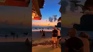 The most beautiful view in Krabi 🌅🌴 #thailand #travel #vacation #sunset #beach #fyp #shorts #viral
