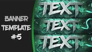 Free Cinema 4D and Photoshop Banner Template #5 + Tutorial