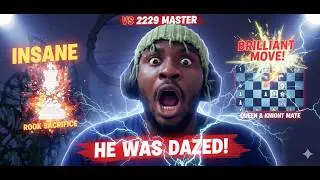Devastating Positional ROOK Sacrifice vs Master (2229), Total Dark-Square Domination