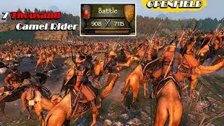 7000 Camel Rider VS 900 (Openfield) | The Epic Bannerlord Battle Ever | Mount & Blade 2 Tactics