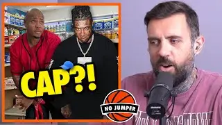 GeeUno подъезжает к &laquo;Королю крабов&raquo; Blueface во время перепалки