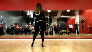 Tanja from Island Touch - ladies styling/footwork workshop in Seattle