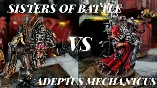 New codex! Adeptus Sororitas Vs Adeptus Mechanicus. New Pariah Mission Deck. 40k 10.5 edition.