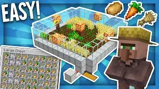 Minecraft Automatic Food Farm 1.17/1.18 java edition