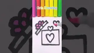 Surprise gift box #howtodraw #coloring #box #gift #happybirthday