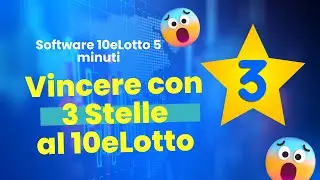 SoftWare 10eLotto 5 minuti - TRE Stelle