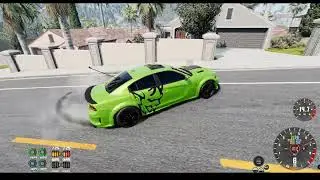 GEEKED UP DODGE CHARGER IN BEAMNG 🤯 | Pops, Flames, Hellcat Whine