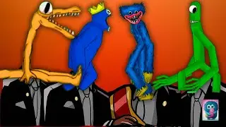 Rainbow Friends EPIC Battle! Coffin Dance Cover | GAMEOLAB