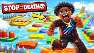 If I Stop Moving, I DIE... (Roblox Obby)