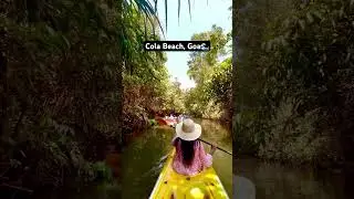 Cola beach south goa #kayak#kayaking#adventureingoa #trending #love #goadiaries
