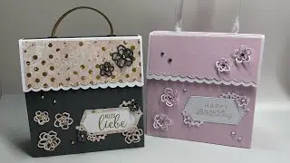 🛍️#Stampin up #Handtasche aus Papier basteln #Geschenkidee aus Papier #box basteln #Geldgeschenk🛍️