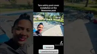 Newsome pool safety cover installation #premierchoicepools #tarapools