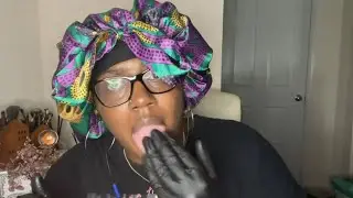 Asmr | Very NOT Demure Spit Painting 🤷🏾‍♀️ (fast and aggressive)