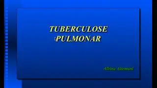 TUBERCULOSE PULMONAR - PARTE I