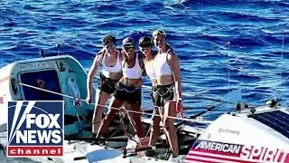 All-female rowing team breaks world record on trip from California to Hawaii
