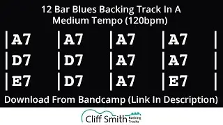 A - Medium Tempo 12 Bar Blues Backing Track (120bpm)