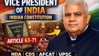Power & Functions of Vice President of India In IndianConstitution#cds#nda#upsc#polity#vicepresident