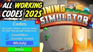 Mining Simulator codes | *NEW* ALL WORKING CODES FOR ROBLOX MINING SIMULATOR