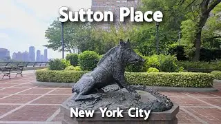 【4K】𝐖𝐀𝐋𝐊 🇺🇸 Sutton Place in New York City 🚕🗽🌭