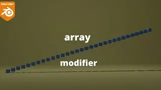 #blender |array modifier