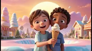 The Ice Cream Bridge Melts Away | Melting Adventure Song for Kids | Sweet and Silly Rhyme