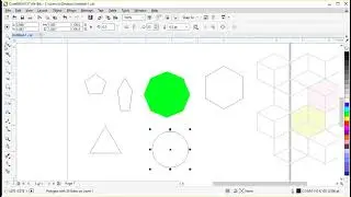 Learn CorelDRAW Polygon Tool | Graphics Designing | Gems of Guidance