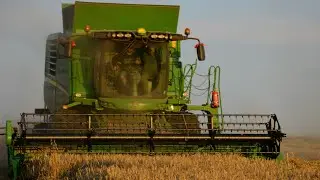 ŻNIWA 2025 / JOHN DEERE T550i / JOHN DEERE 8345R / JOHN DEERE 6155M / JOHN DEERE V451R