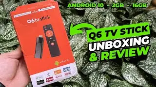 ✅ Sua TV SMART com o Q6 TV STICK, unboxig e review 2024. É bom? Presta?