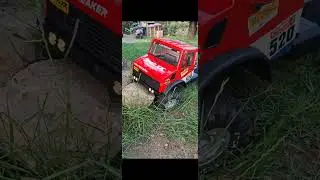 cross rc EMO XX with Hobbywing Fusion 8ight. HOW SLOW WILL IT GO? #CRAWLER #SCALER #1/6 #UNIMOG