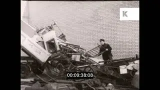 1950s UK, Rag and Bone Man Collecting Scrap Metal, 16mm