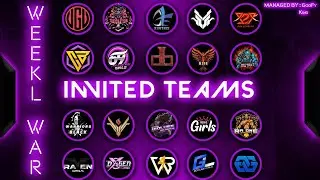 Girls Weekly War | GODL GIRLS | GRITTY GANG GIRLS | AND MANY MORE INVITED TEAMS Day 5