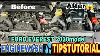 HOW TO ENGINE BAY CLEANING FORD EVEREST 2020model #tutorial #tips #diy
