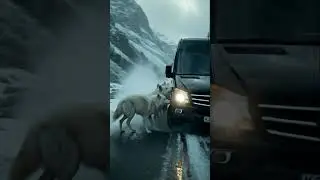Wolves Stop a Bus to Save Human Lives