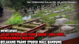 BLUSUKAN KE JALUR KERETA API YANG SUDAH LAMA MATI‼️Rel Sudah Berubah Jadi Jalan Raya dan Gang