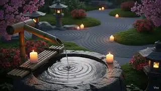Relaxing Music Bamboo Sleep + Water Sounds 🌿 Insomnia Relief, Calm Anxiety and Sleep Instantly