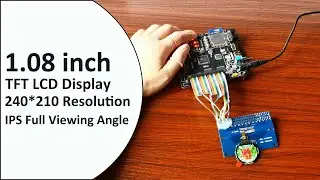 Small Round LCD Screen 1.08 inch IPS Circular LCD Screen Display 1inch SPI 240*210 GC9307