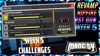 🌟ALL WEEK 5 CHALLENGES!🌟 | Mad City | Roblox