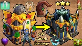 Th16 Vs Th17 3⭐ Using RC Walk Root Riders Using Log Launcher|Th16 War Attack Strategy #Th16VsTh17