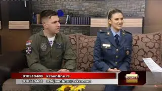 Konkurs za vojne pilote: Marta Đorđević i Saša Stojmenović (Srbija online TVKCN 5. 3. 2024)