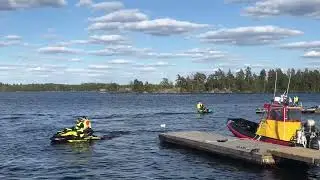 Latitud N56. Vattenskoterutbildning, Helgasj&ouml;n (V&auml;xj&ouml;) 14-15/5 2022