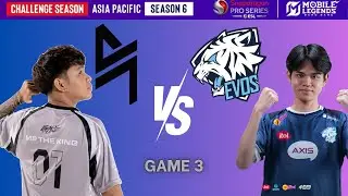 BLACKLIST INTERNATIONAL VS EVOS ESPORTS GAME 3 | Snapdragon Mobile Challenge Season 6 BLCK VS EVOS