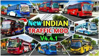 Indian Traffic Mod for Bussid  | How to Add Indian Traffic Mod in Bus Simulator Indonesia | v4.4.1
