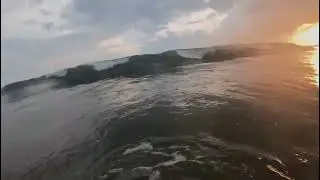 session surf & bodyboard 20251101 Sunset en fire !!!