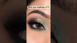 Mint Eye Makeup Tutorial | #minteyemakeup#minteyemakeuptutorial#eyemakeup#eyeshadowtoturial