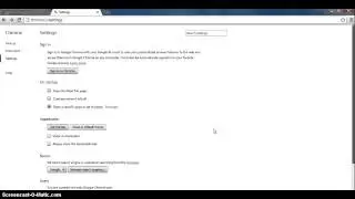 Setting Homepage and Bookmark Bar in Chrome